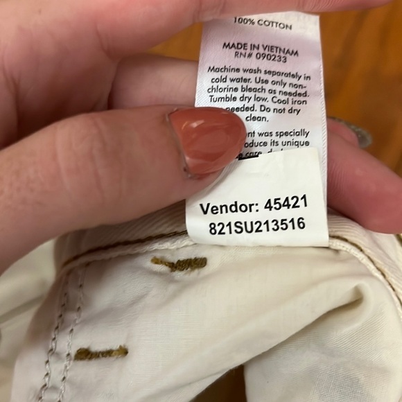 NWT Pacsun Paint Splatter Cream Shorts Size 29 Y2K - Picture 13 of 13